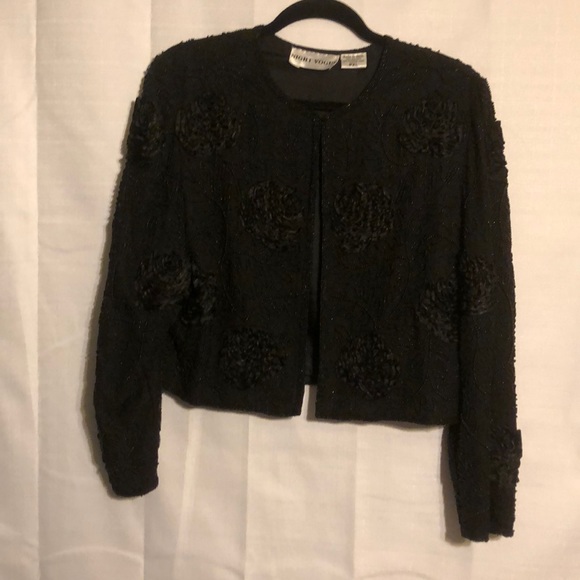 Jackets & Blazers - Black beaded jacket size PXL